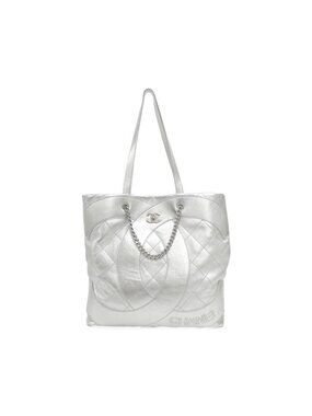 Chanel Bag Handbag Silver